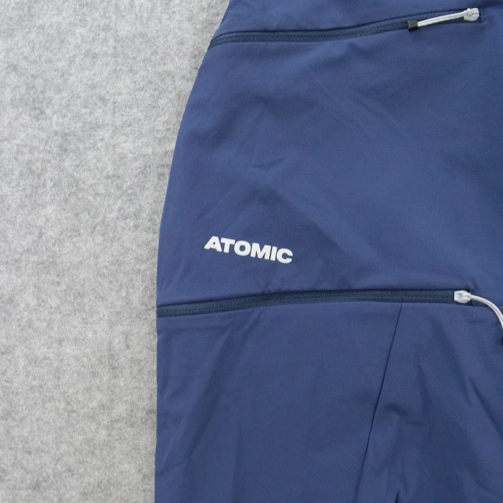 Atomic Ski Pants Mens medium Blue Straight Leg Zipper Pockets